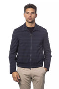 Blue Wool Light Jacket
