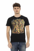 Black Cotton Men's T-Shirt
