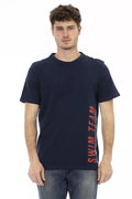 Black Cotton Men T-Shirt
