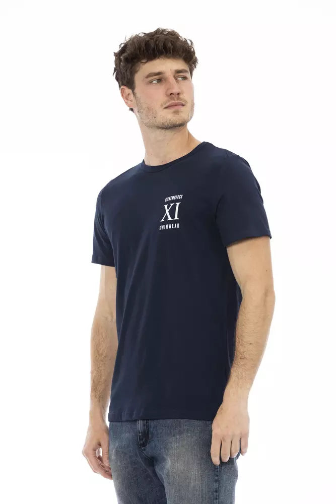 Black Cotton Men T-Shirt