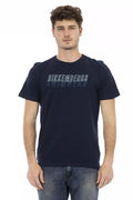 Black Cotton Men T-Shirt