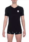 Black Cotton Men's T-Shirt