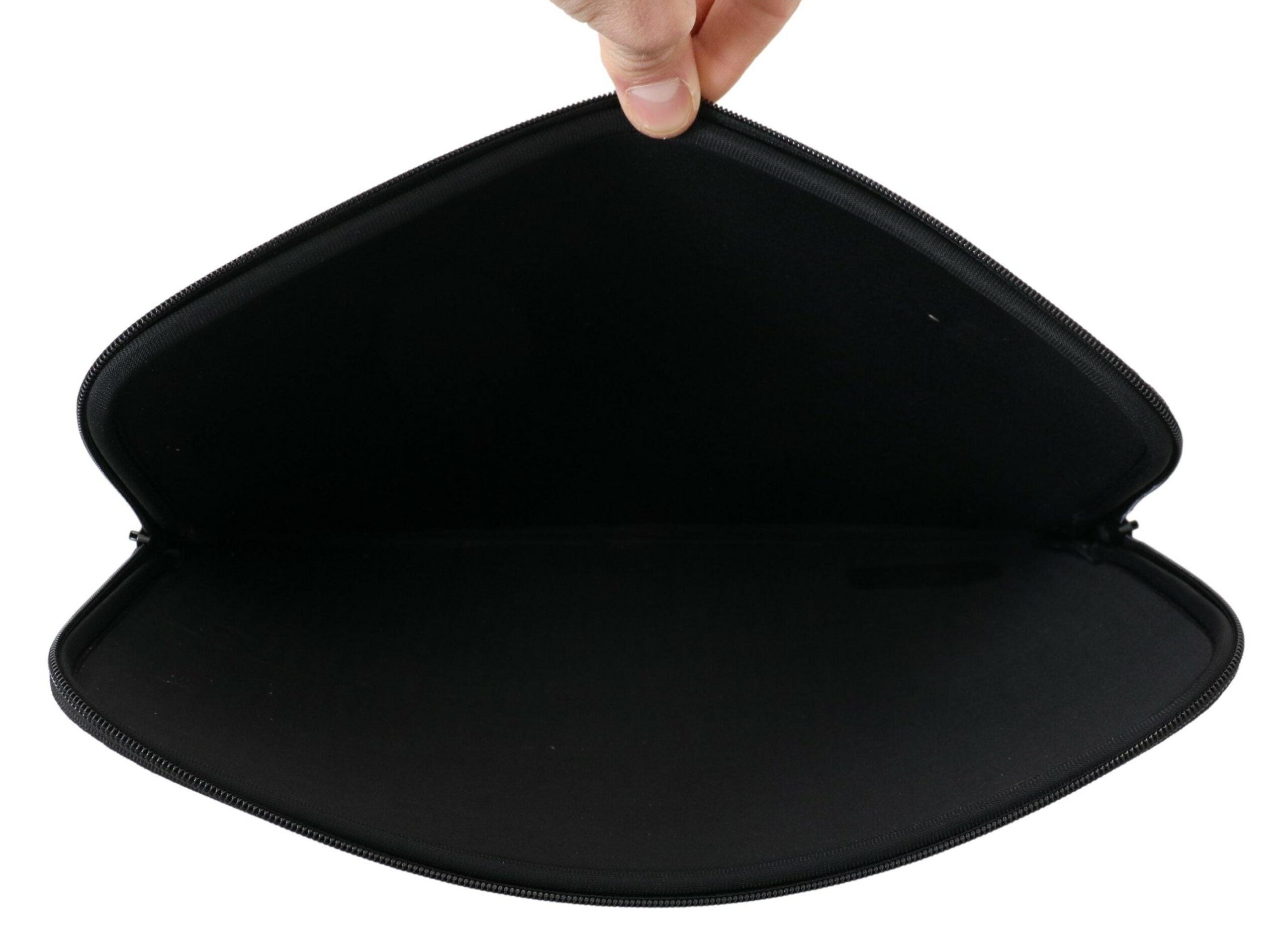 Gant Black Padded Pouch Bag Zipper Cover Sleeve Case