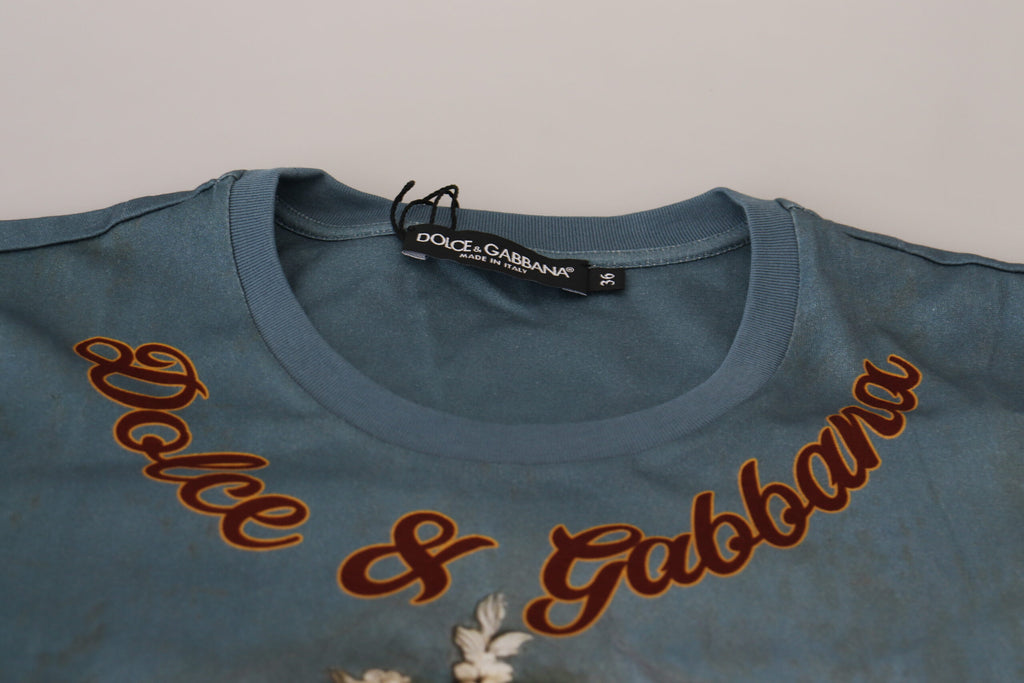 Multicolor DG Logo Angel Printed Shirt Top