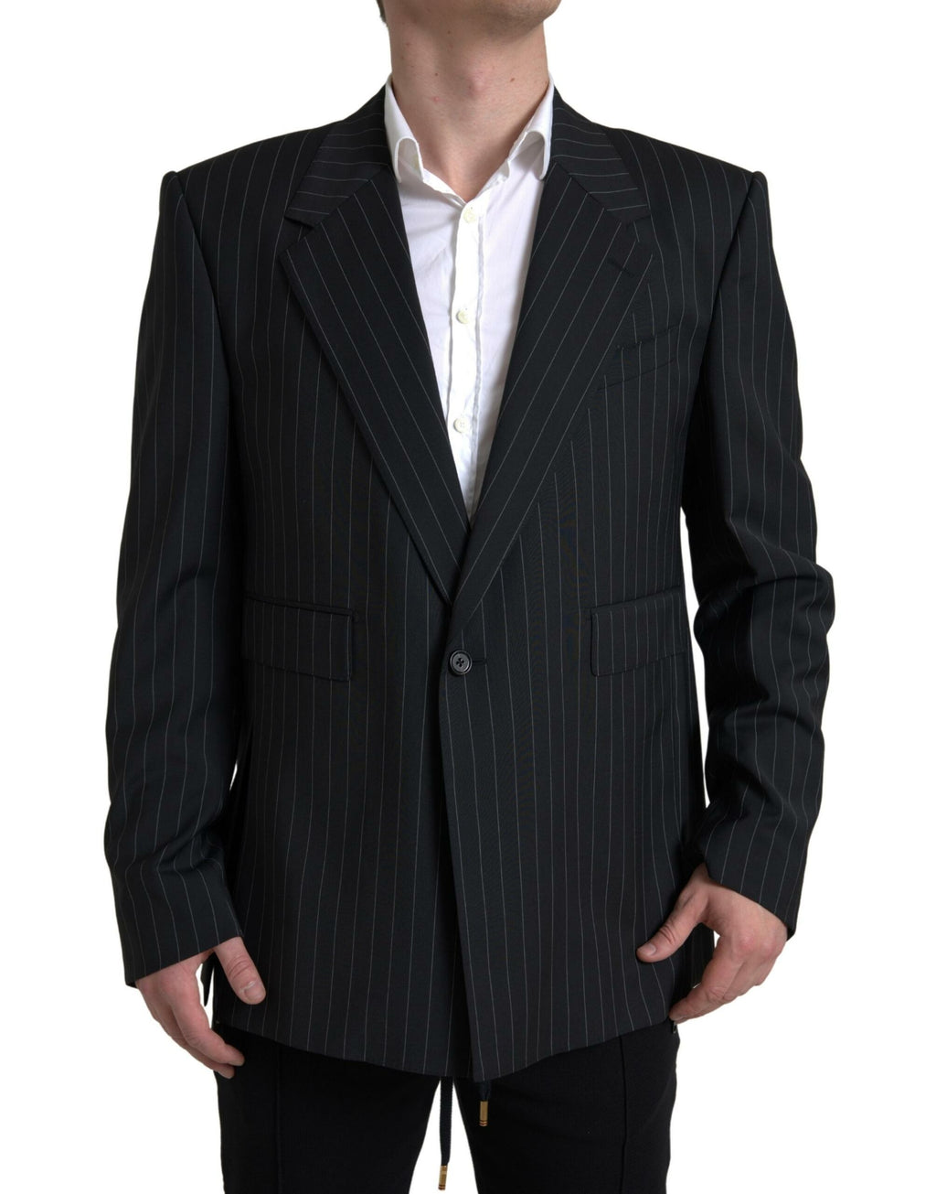 Dark Gray Single Breasted SICILIA Blazer