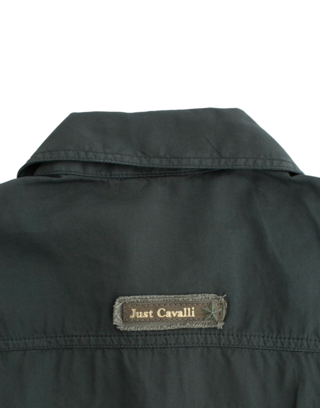 Cavalli Gray button down shirt