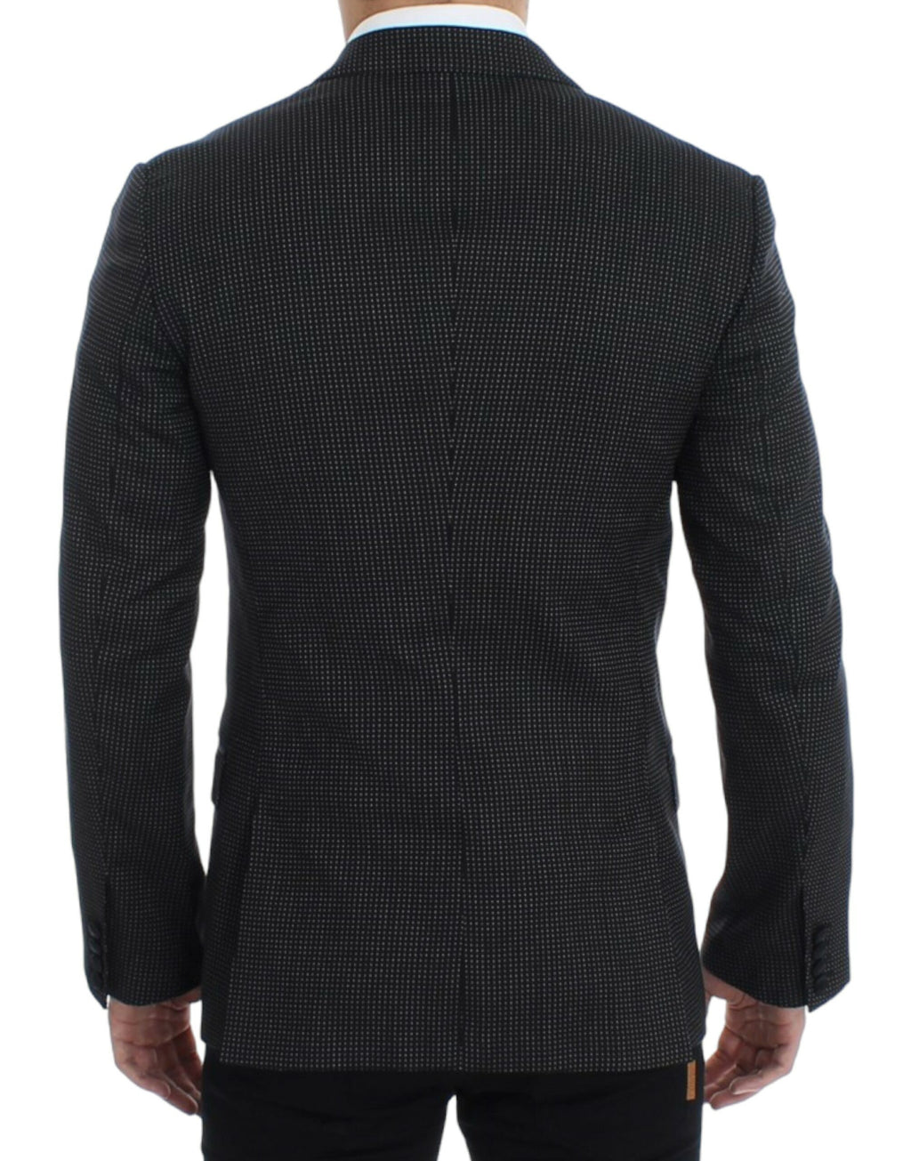 Dark Gray Wool Silk Slim MARTINI Jacket Blazer
