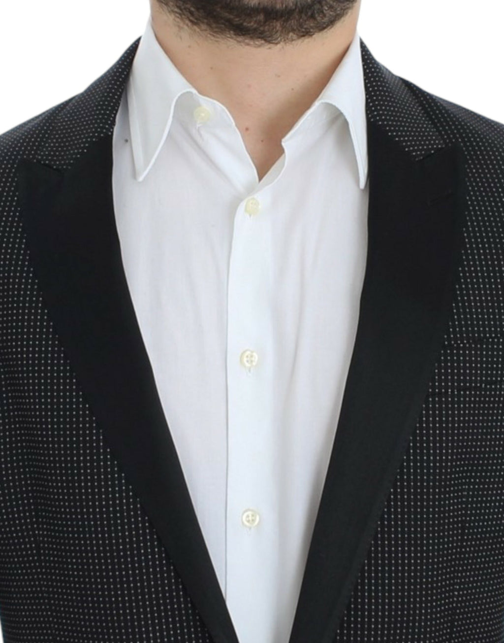 Dark Gray Wool Silk Slim MARTINI Jacket Blazer