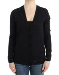 Gray wool alpaca cardigan