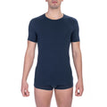 Blue Cotton Men's T-Shirt