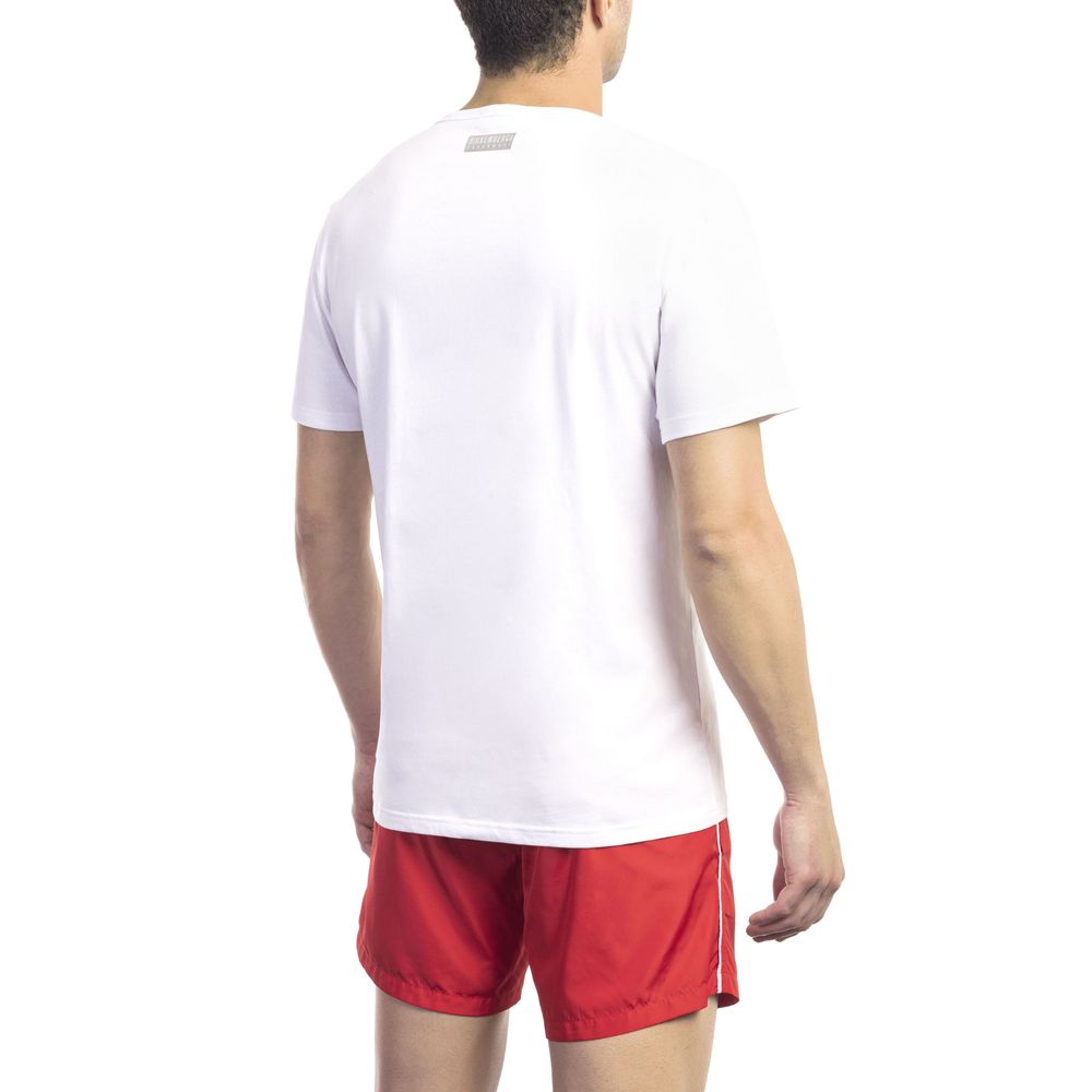 Black Cotton Men T-Shirt