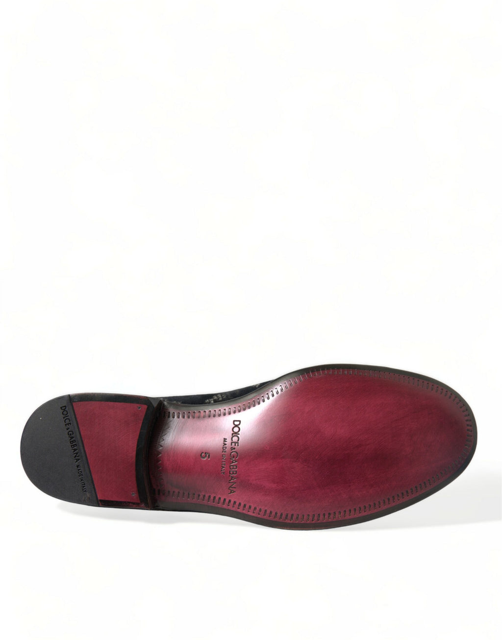 Black Floral Slippers Men Loafers Dress Shoes