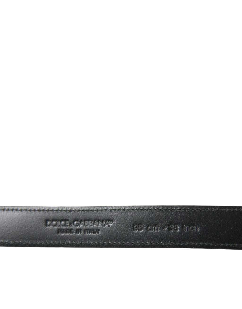 Black Leather Silver Metal Buckle Belt