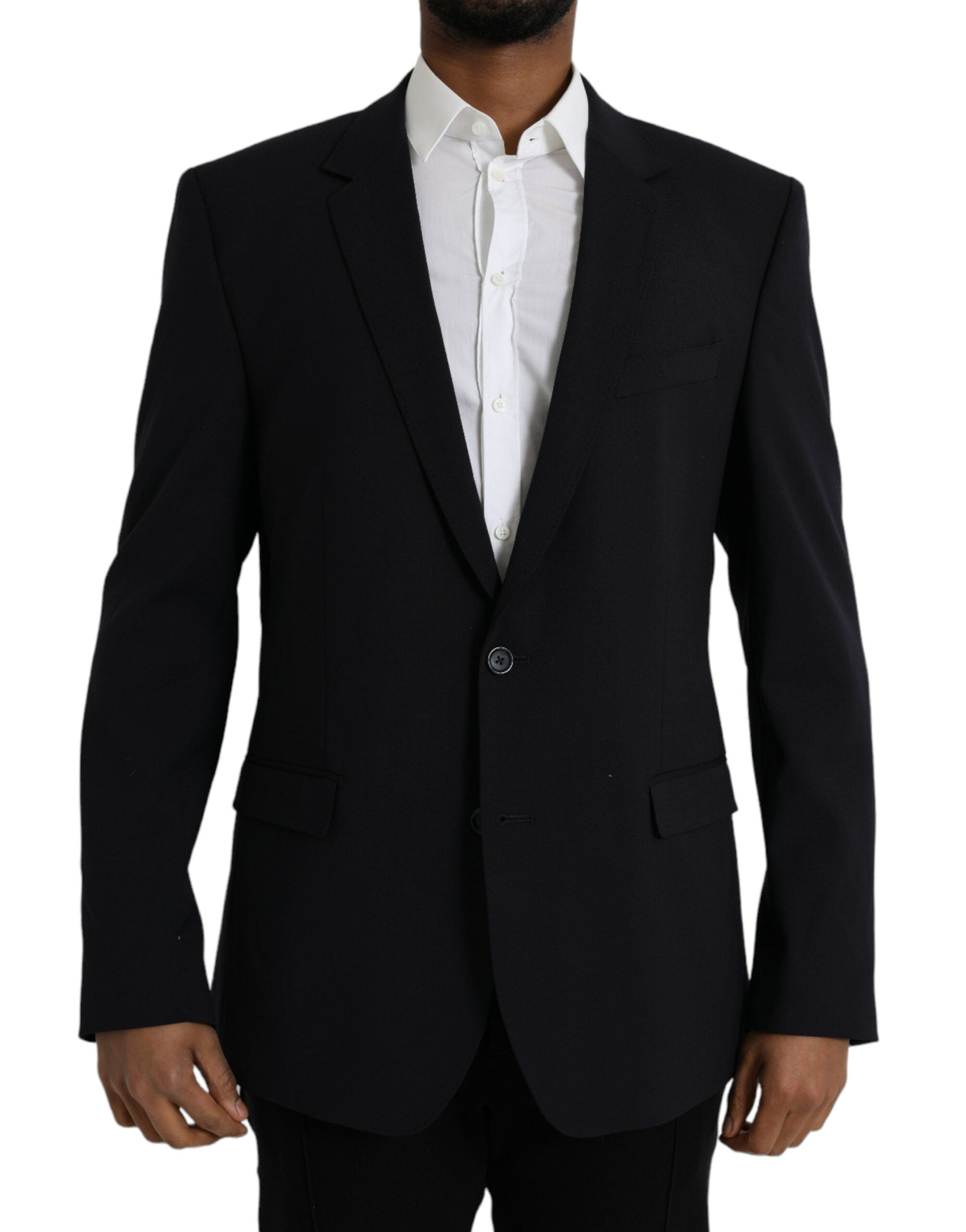 Dark Blue MARTINI Single Breasted Coat Blazer