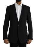 Dark Blue MARTINI Single Breasted Coat Blazer