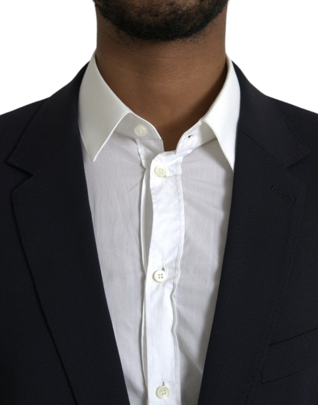 Dark Blue MARTINI Single Breasted Coat Blazer