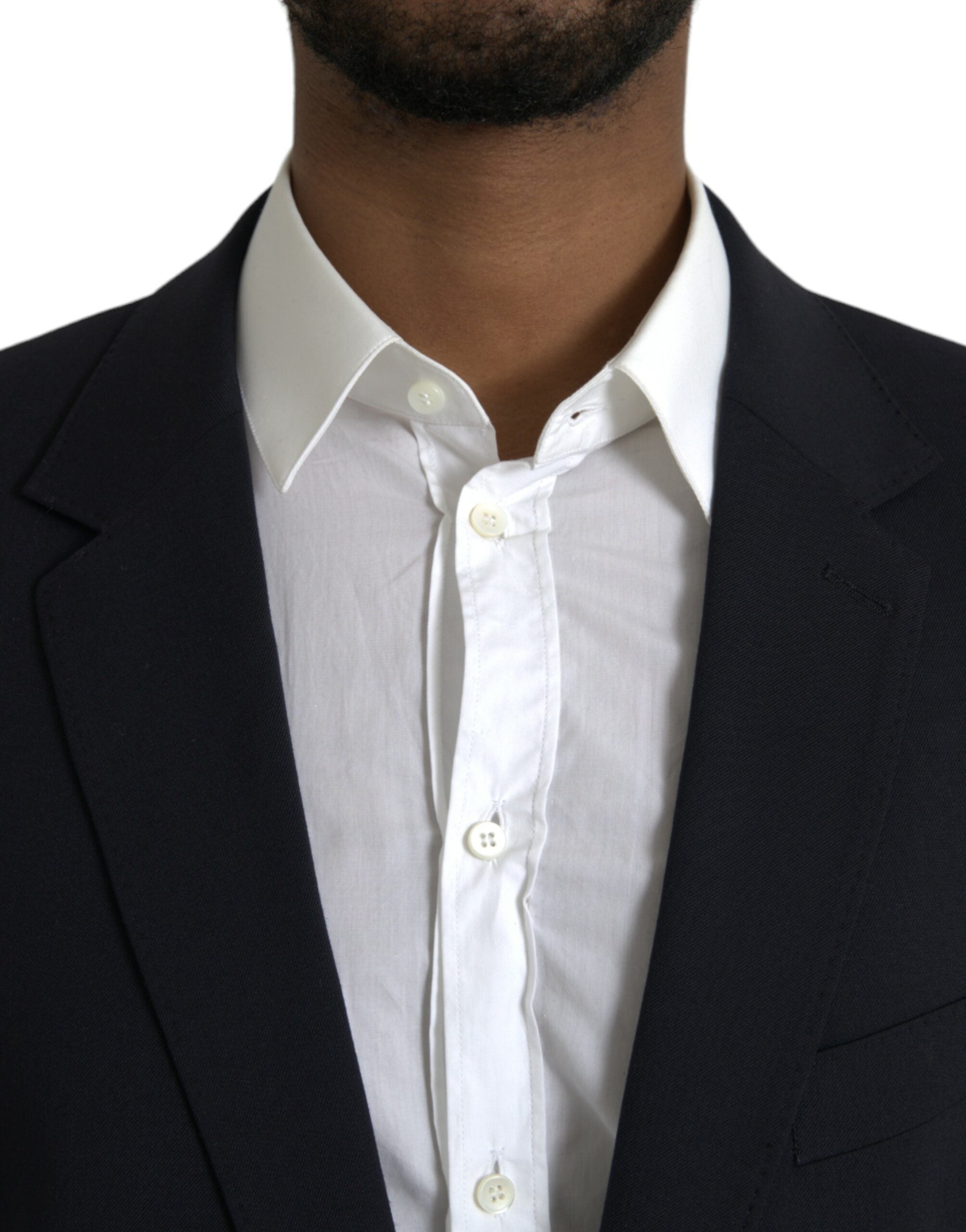Dark Blue MARTINI Single Breasted Coat Blazer