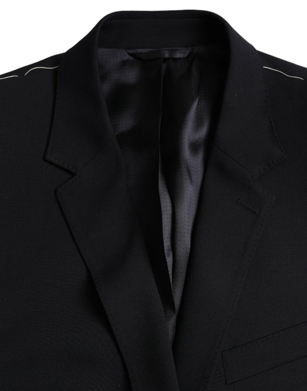 Dark Blue MARTINI Single Breasted Coat Blazer