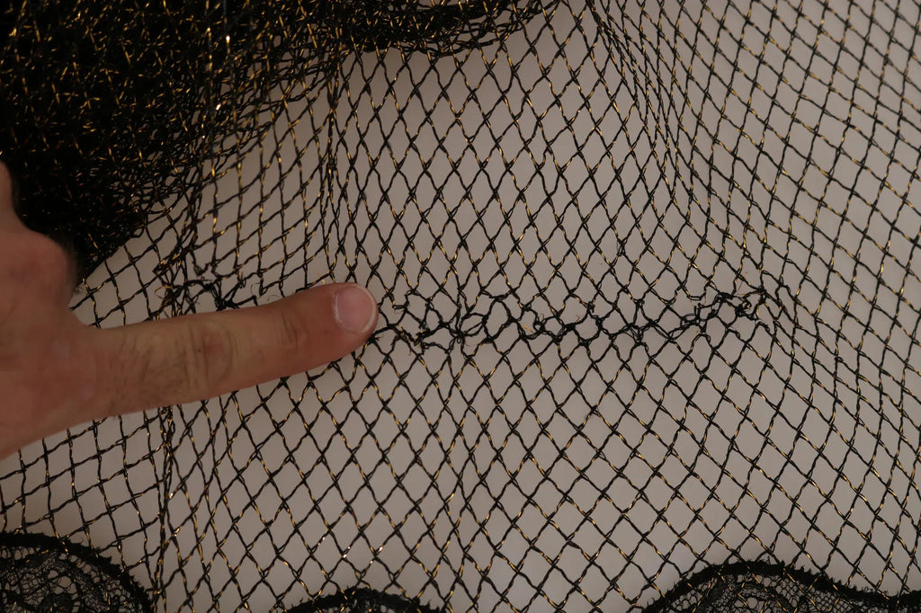 Black Gold Crystal Heart A-line Dress