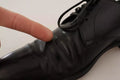 Black Leather Derby Dress Formal Shoes