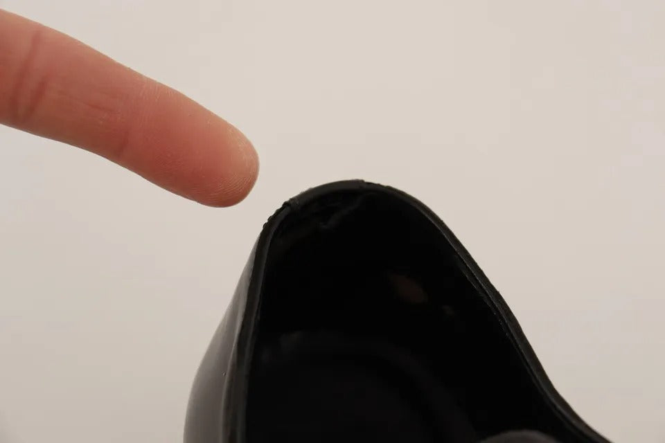 Black Leather Derby Dress Formal Shoes