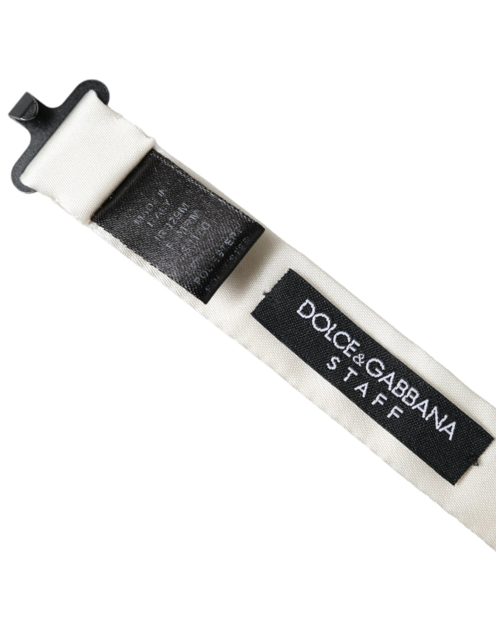 Dolce & Gabbana Gray Black Polka Dot Polyester Bow Tie Men
