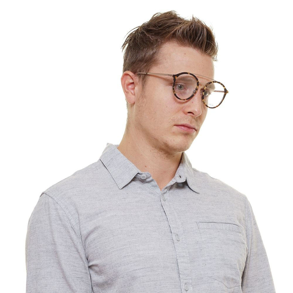 Police Brown Metal & Plastic Glasses (Frames)