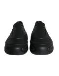 Black Foiled Rubber Toy Low Top Sneakers Shoes