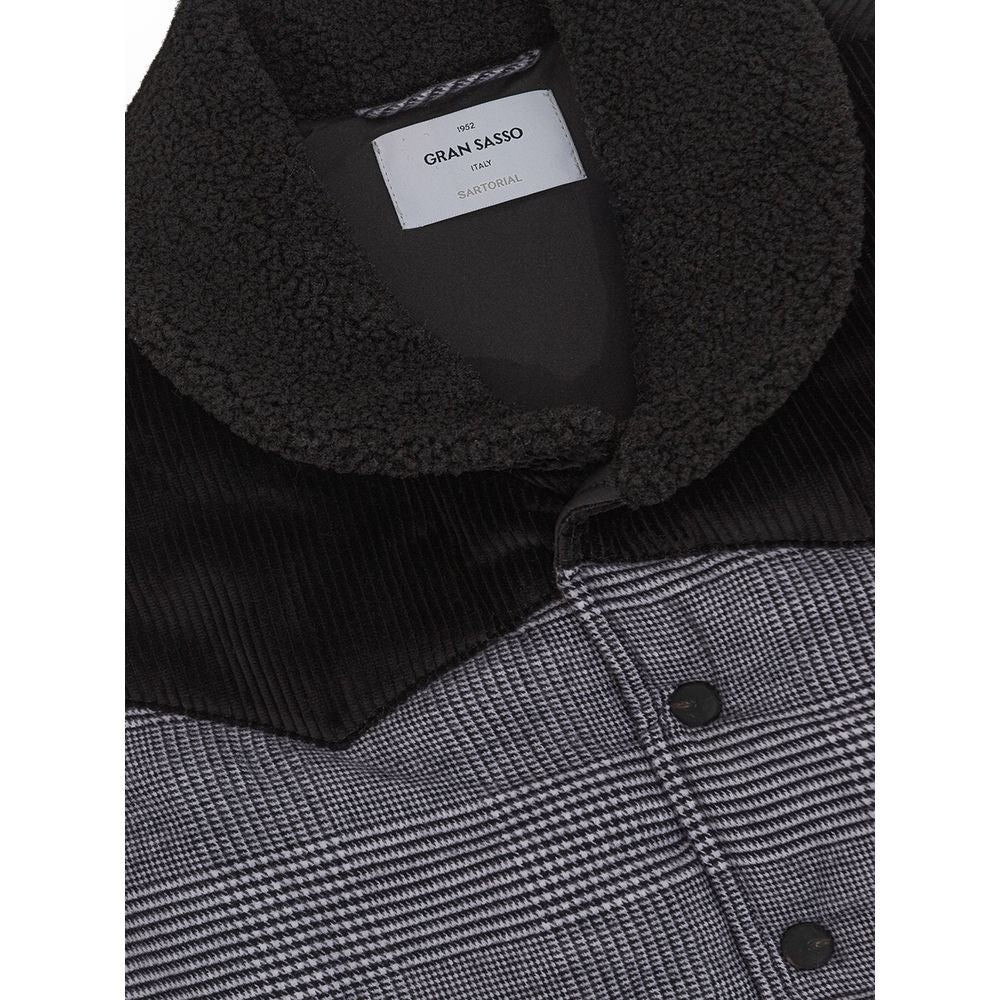 Gray Cotton Sleeveless Jacket