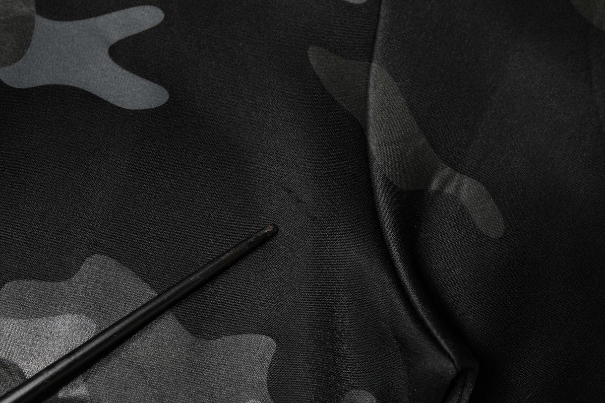 Dolce & Gabbana Black Camouflage Round Neck Sweatshirt Sweater