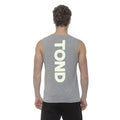 Gray Cotton Men Tank Top