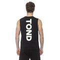 Black Cotton Men Tank Top