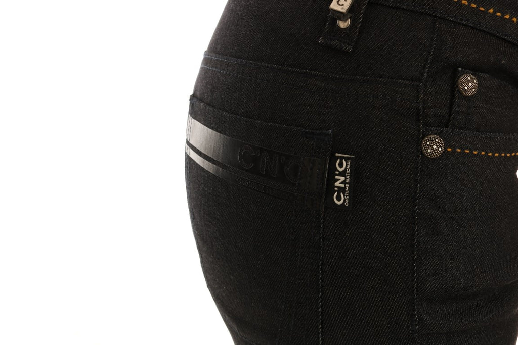 Blue Cotton Stretch Slim Fit Jeans
