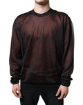 Brown Polyester Pullover Sweatshirt Sweater