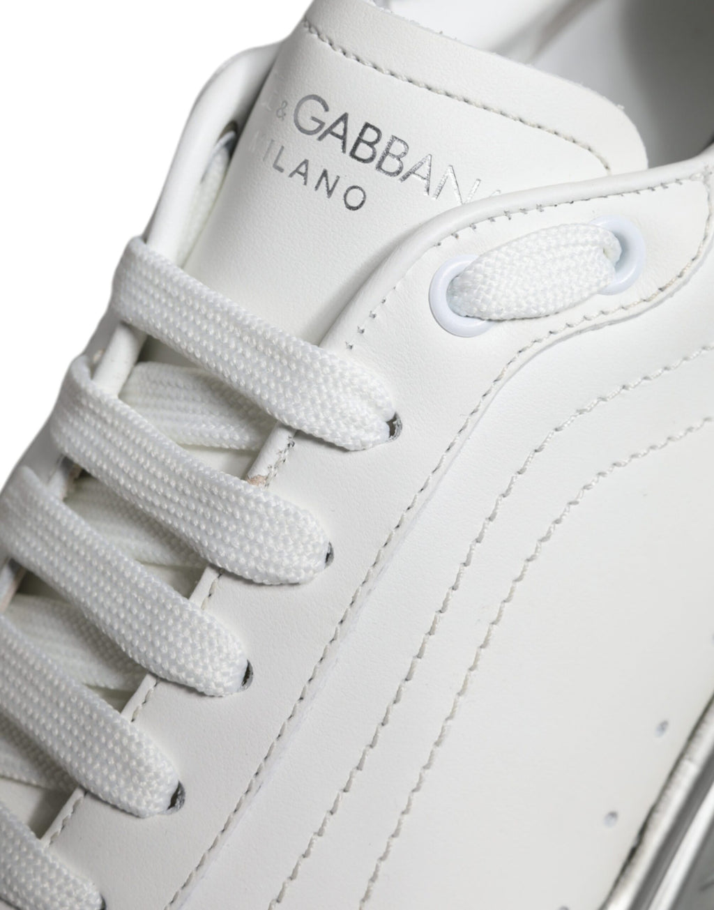 White Silver Daymaster Low Top Sneakers Shoes