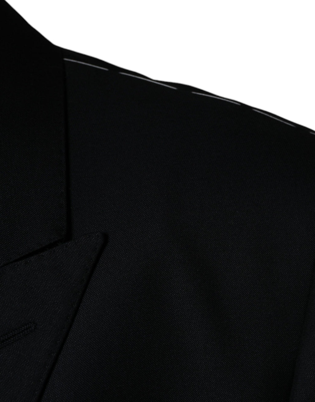 Black Wool Single Breasted Men Coat Blazer