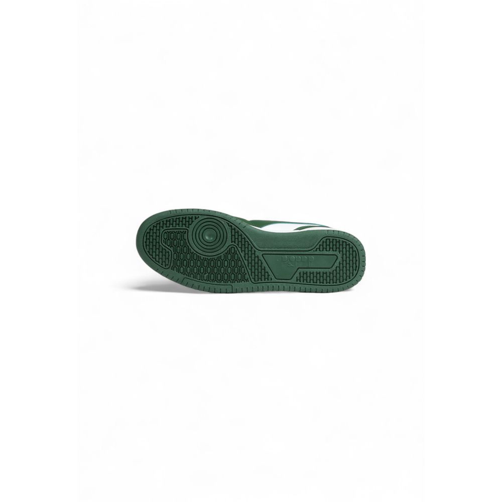 Bicolor Artificial Leather Low Top Sneakers