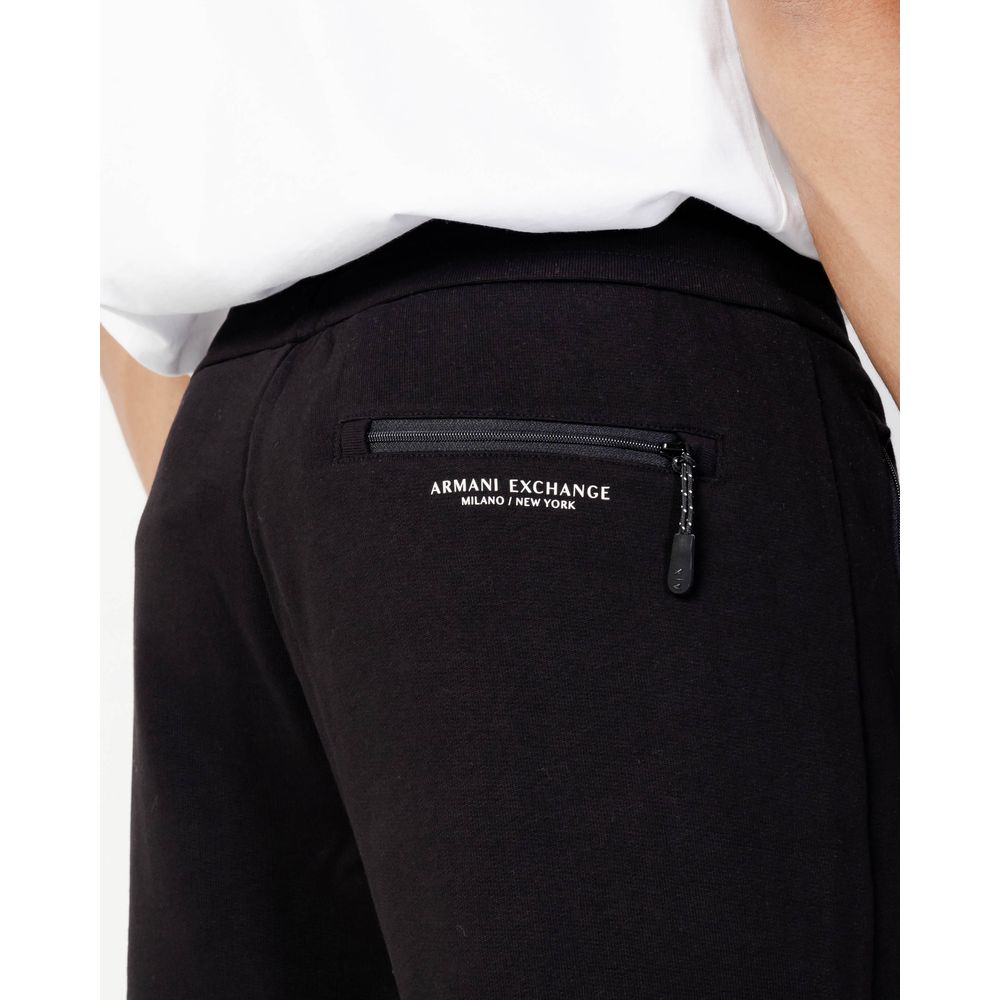 Black Cotton Joggers (Workout Pants)