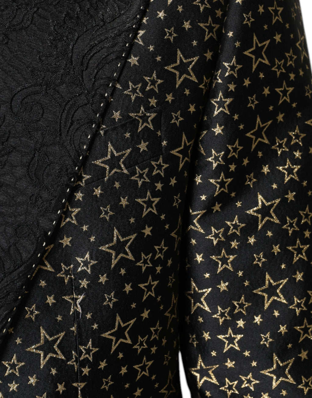 Dark Gray Stars Jacquard SICILIA 2 Piece Suit