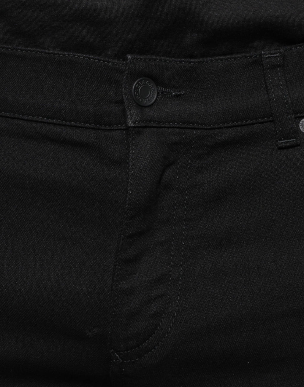 Black Cotton Stretch Skinny Men Denim Jeans