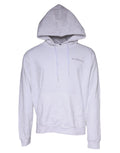 John Richmond White Logo Cotton Hooded Sweatshirt Sweater