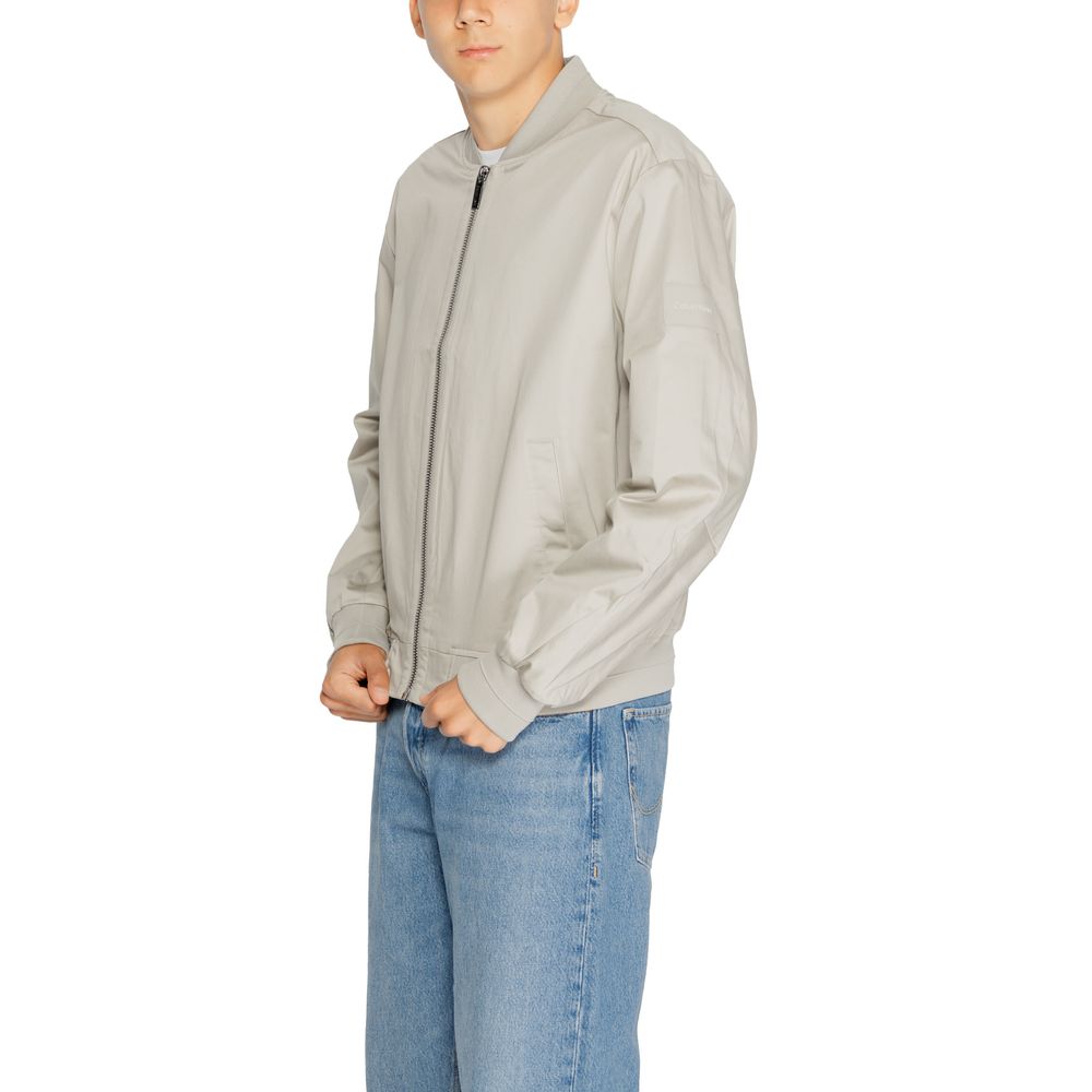 Gray Organic Cotton Bomber