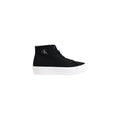 Black Suede Leather Platform Sneakers