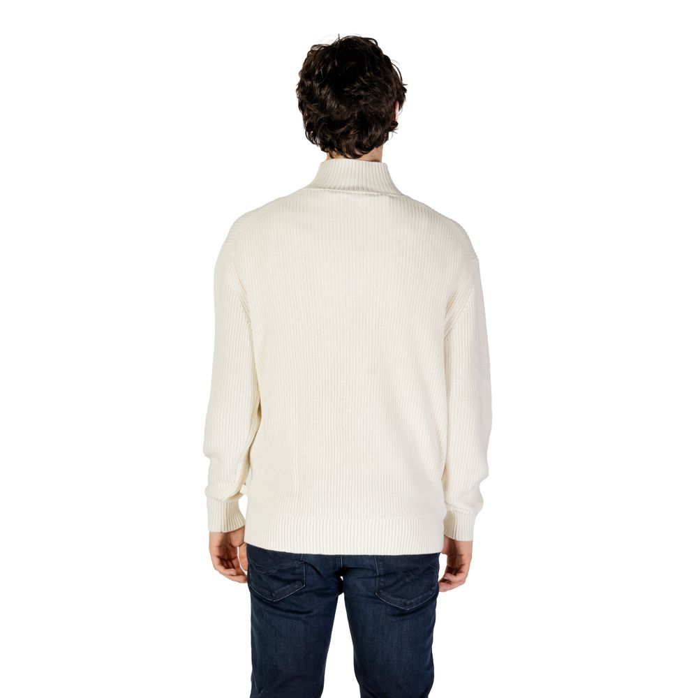 Beige Cotton Sweatshirt