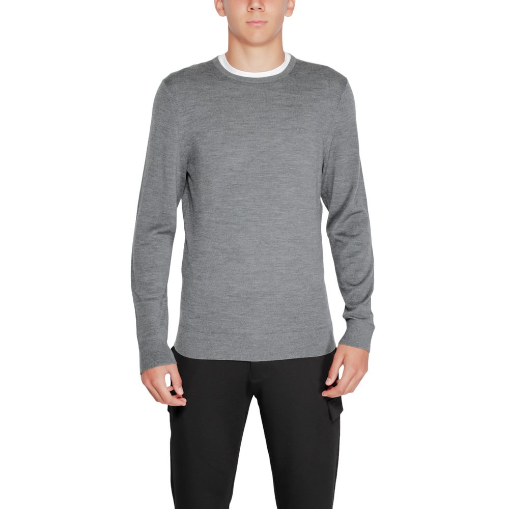 Gray Recycled Wool Sweatshirt