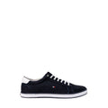 Blue Cotton Low Top Sneakers