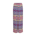 Multicolor Recycled Polyester Casual Pants