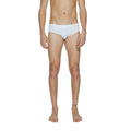 White Polyamide Swim Briefs