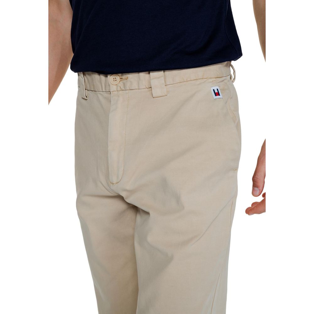 Gold Recycled Cotton Casual Pants