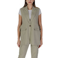 Green Polyester Waistcoat